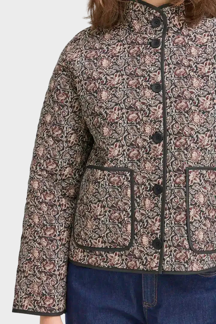 Lara | Σακάκι Claudine με σχέδιο Paisley