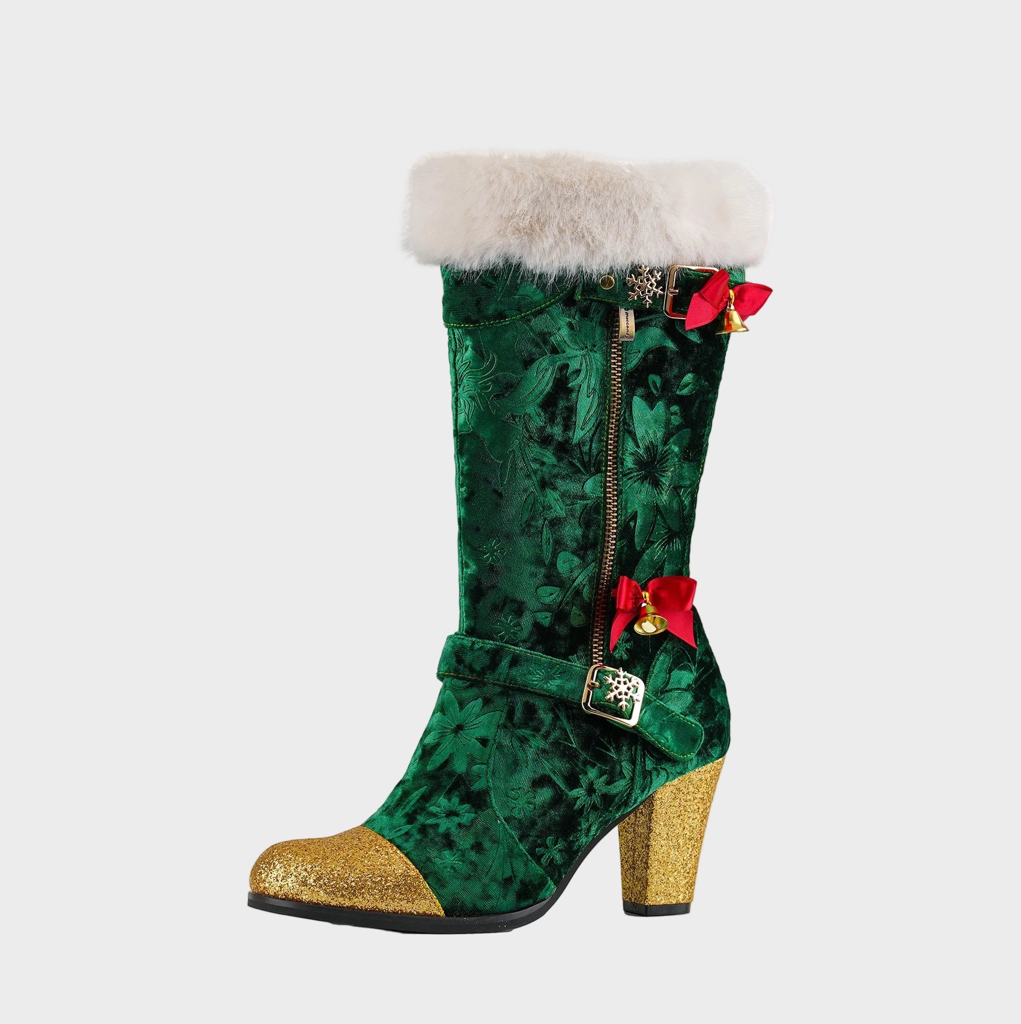 Grace | Βελούδινες Μπότες Christmas Charm