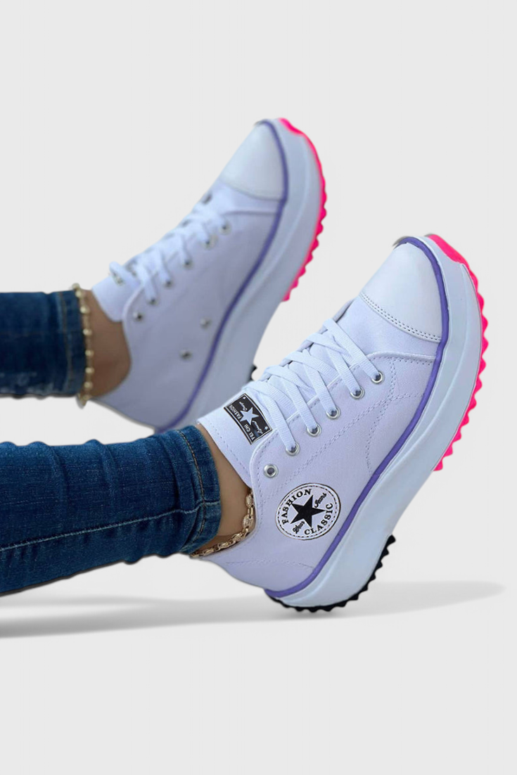 Taya Chunky Αθλητικά Παπούτσια από Καμβά