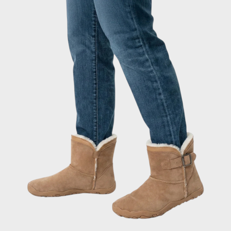 Cozely | Γυναικεία Παπούτσια Μπαρέτας με Επένδυση από Γούνα & Εργονομικό Σχέδιο (BOGO)