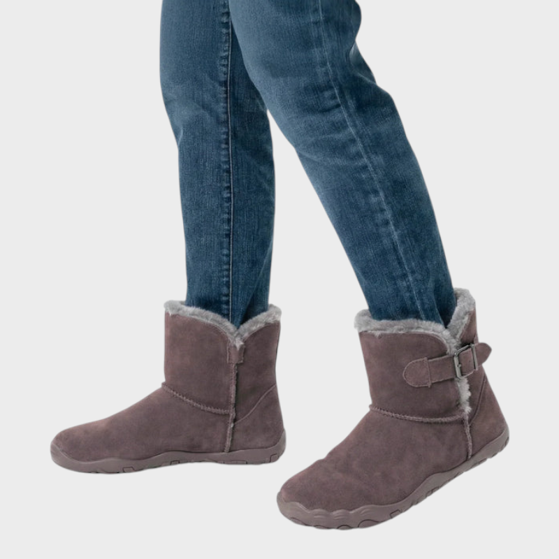 Cozely | Γυναικεία Παπούτσια Μπαρέτας με Επένδυση από Γούνα & Εργονομικό Σχέδιο (BOGO)