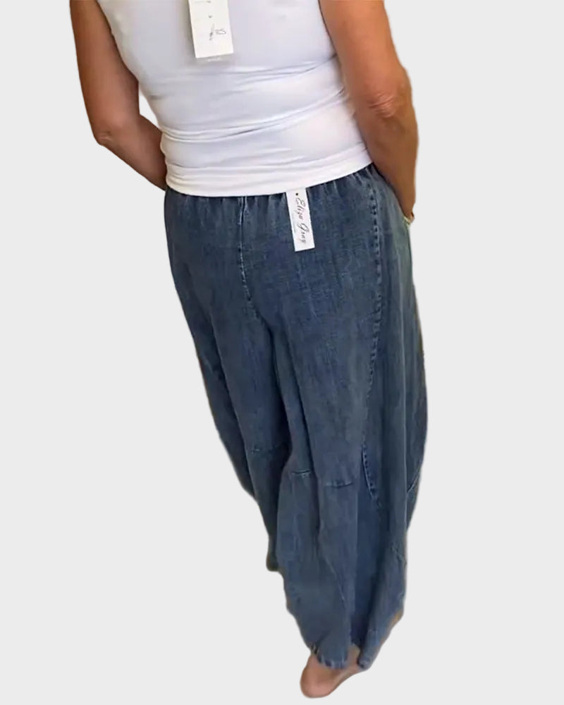 Gwen| Χαλαρό Τζιν με Ελαστική Μέση