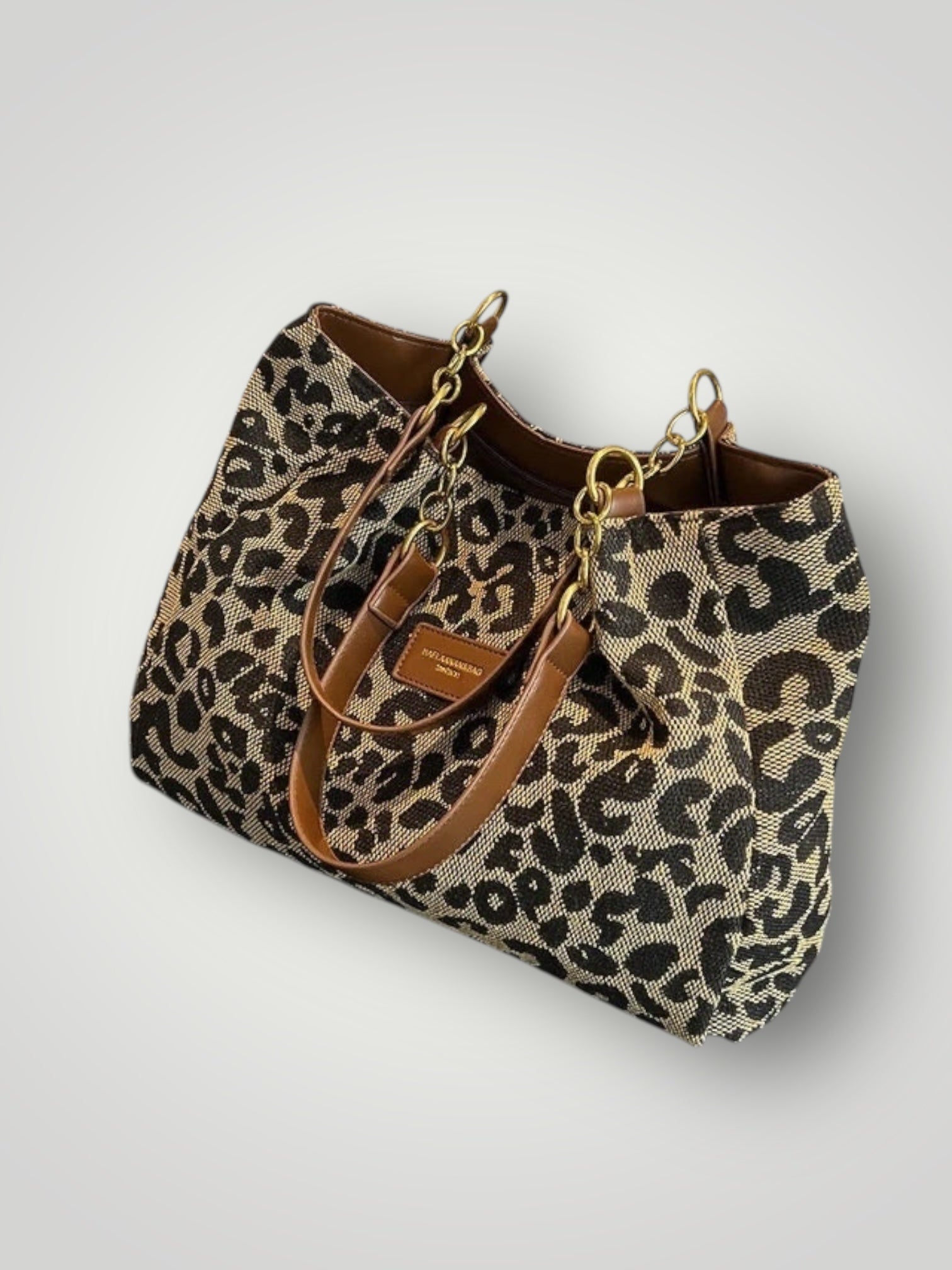 Λεονάρα | Leopard Print Tote Τσάντα