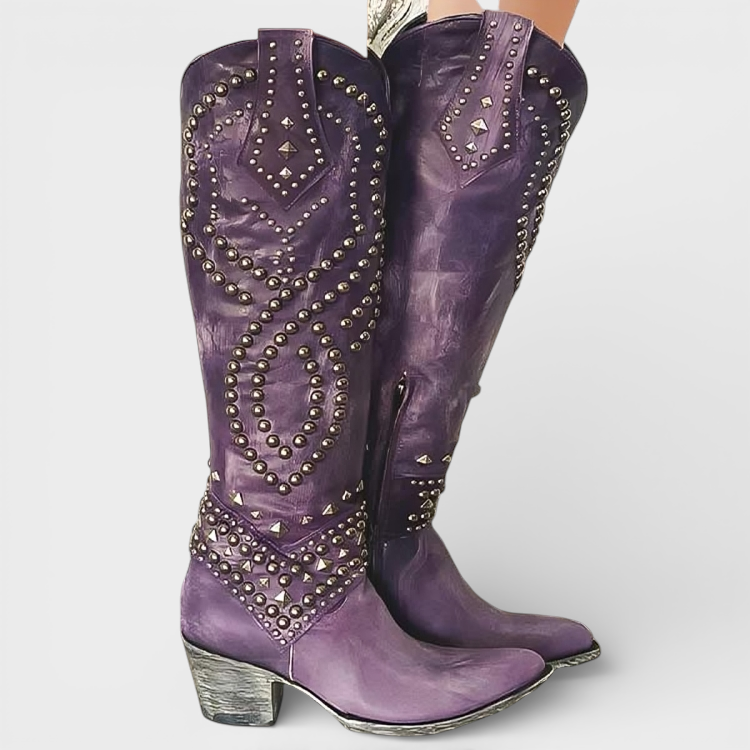 Monroe |ψηλές ως το γόνατο δυτικές μπότες