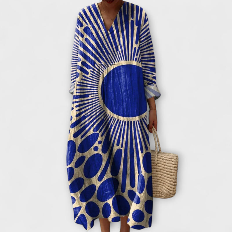 Barbal — Φόρεμα μέχρι το Γόνατο από Μείγμα Βαμβακιού