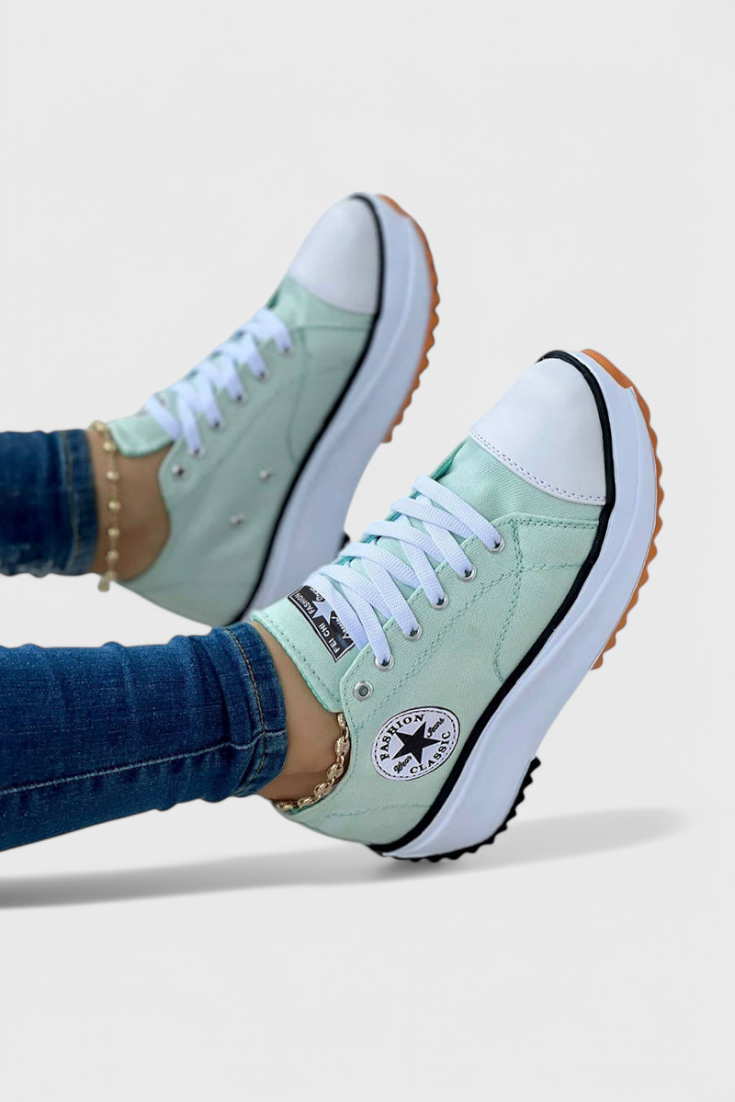 Taya Chunky Αθλητικά Παπούτσια από Καμβά