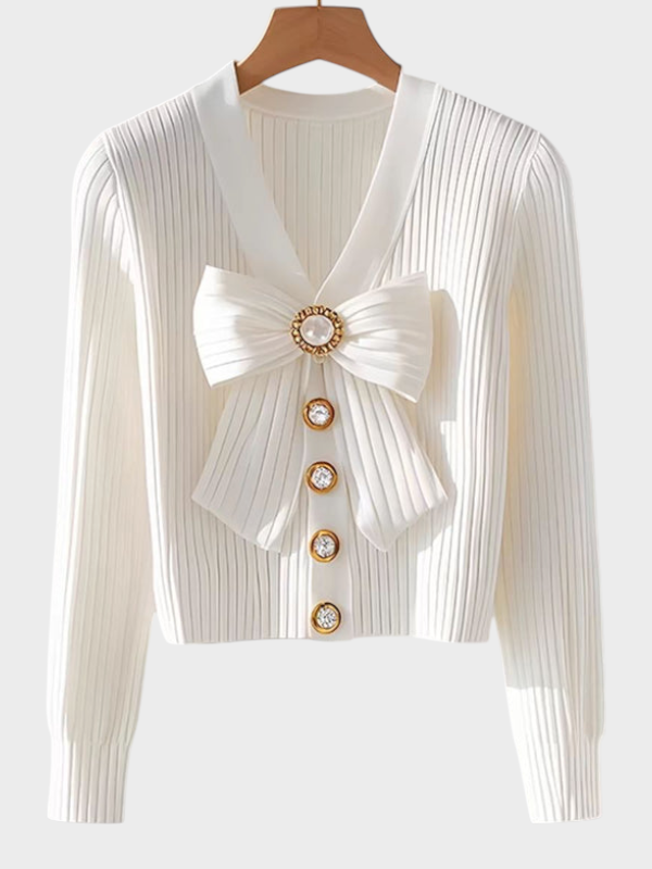 Caren | Βασικό Μονόχρωμο Πουλόβερ Μακρύ Μανίκι