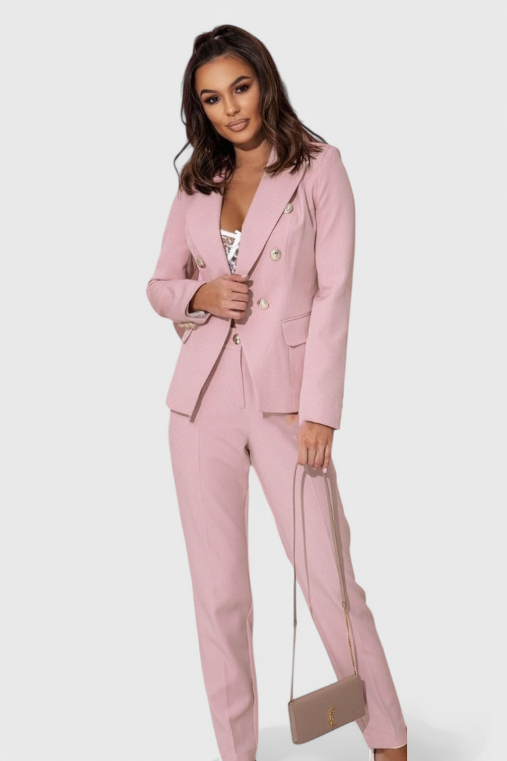 Rosalin Κομψό Σετ με Blazer και Παντελόνι