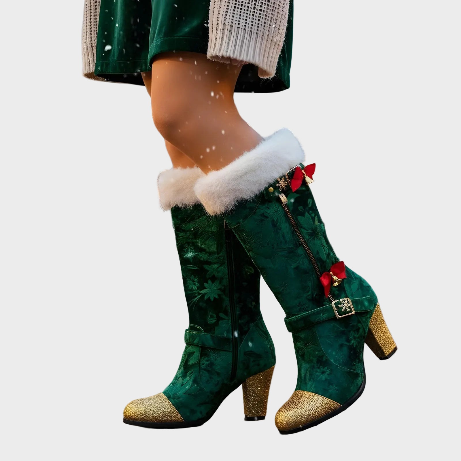 Grace | Βελούδινες Μπότες Christmas Charm