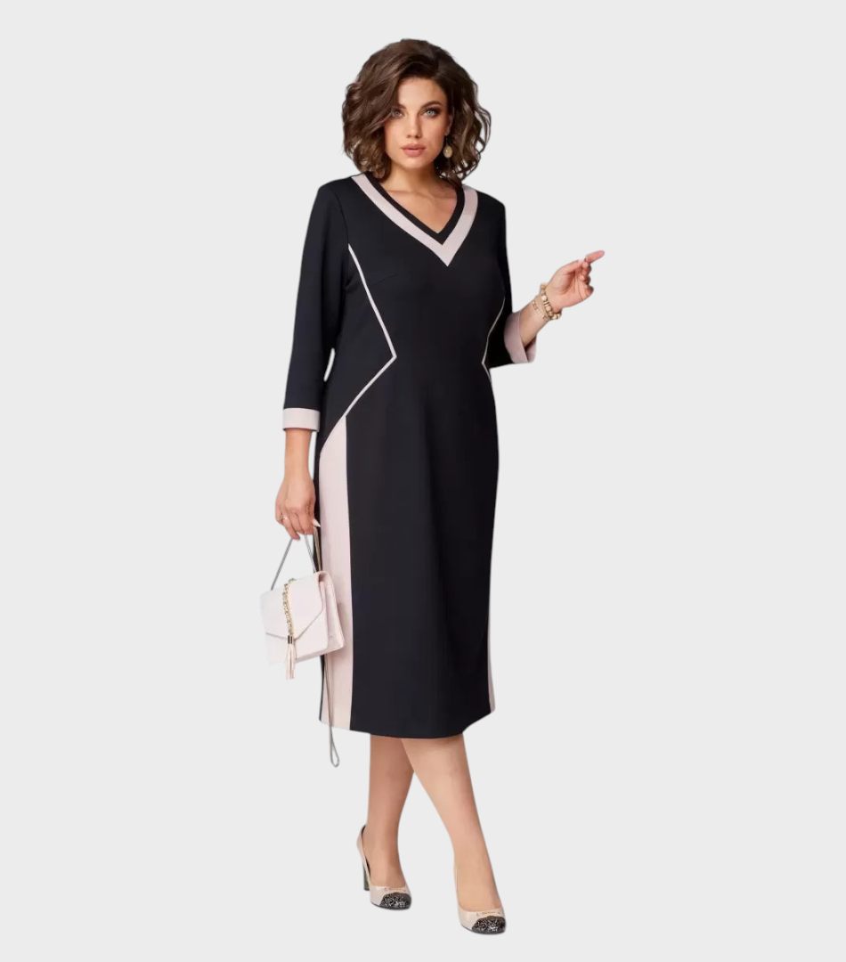 Allana | Κομψό φόρεμα V-neck