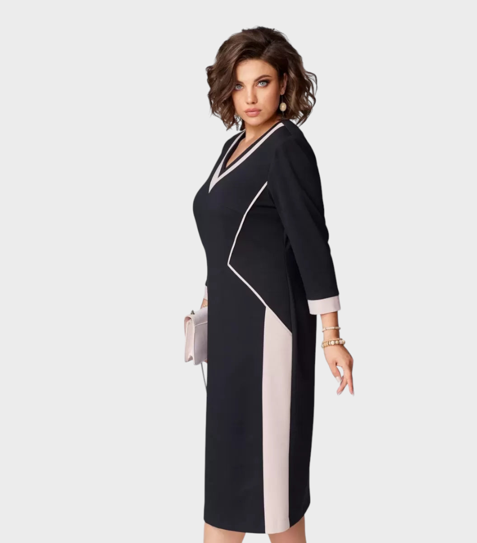 Allana | Κομψό φόρεμα V-neck