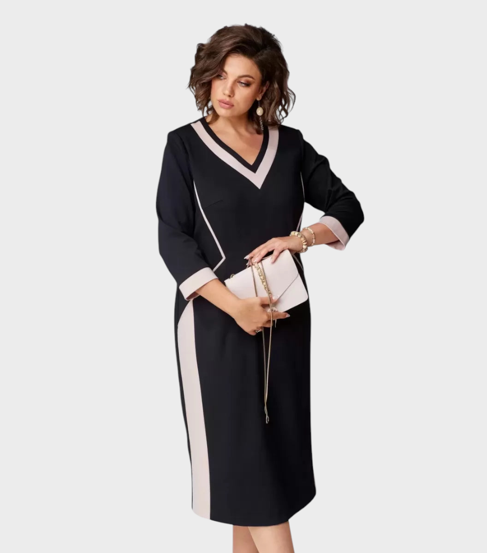 Allana | Κομψό φόρεμα V-neck