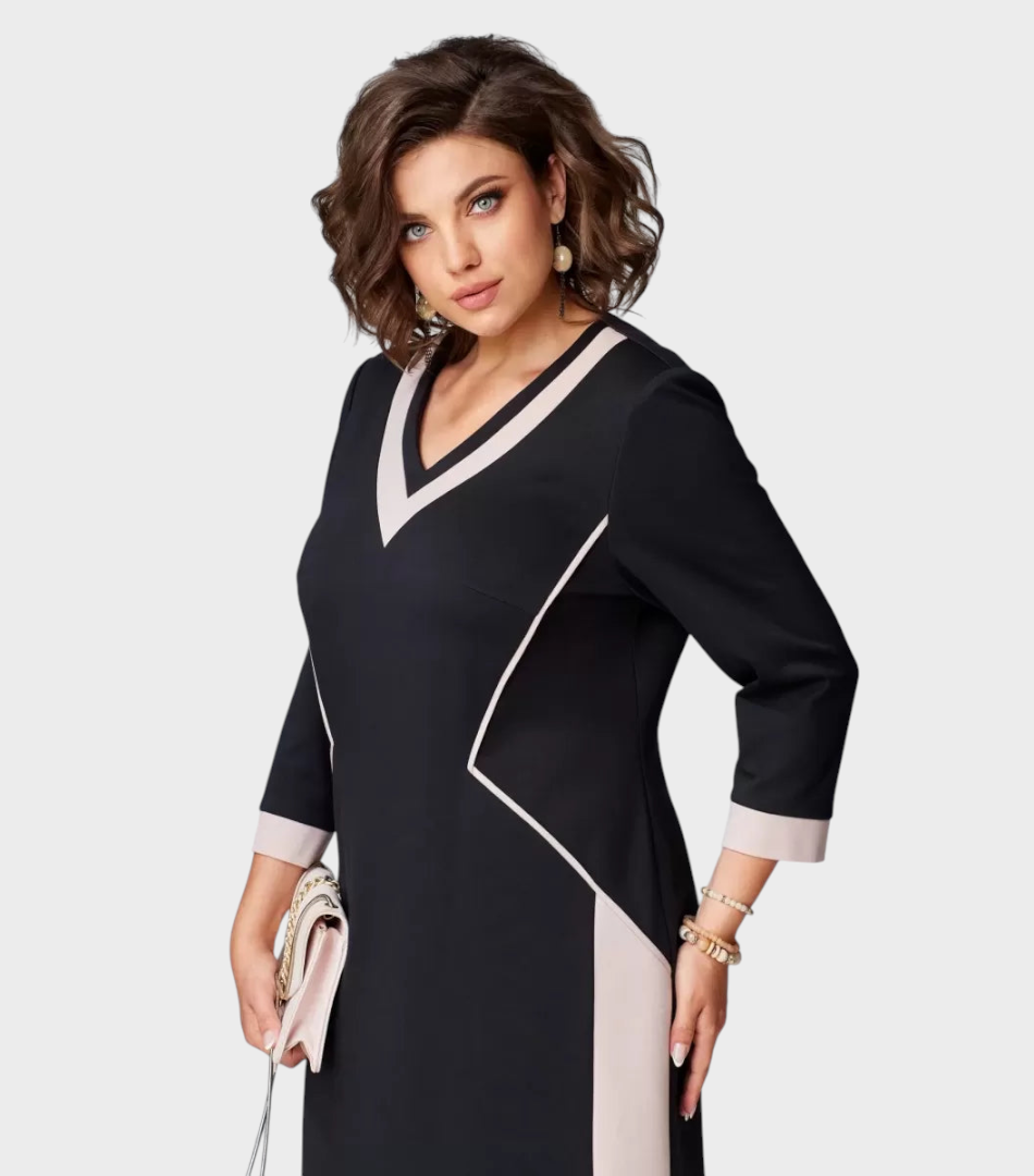 Allana | Κομψό φόρεμα V-neck