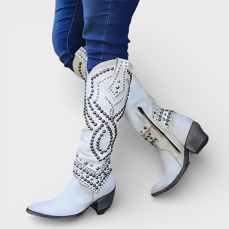 Monroe |ψηλές ως το γόνατο δυτικές μπότες