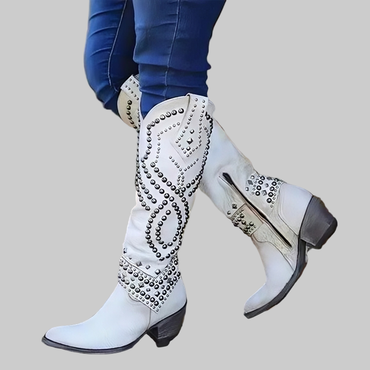 Monroe |ψηλές ως το γόνατο δυτικές μπότες