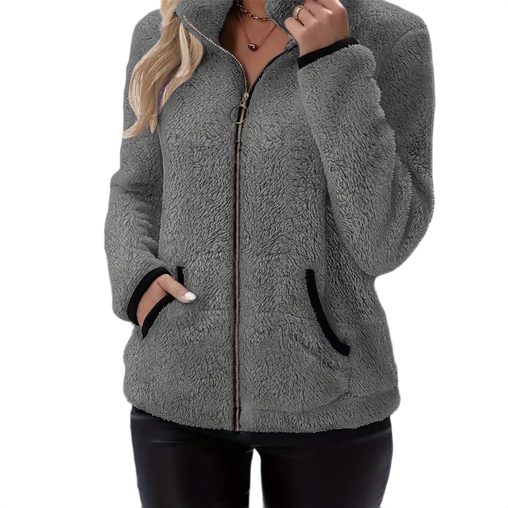 Liora | Εφαρμοστό Fleece με Επένδυση Plush (Slim-Fit Plush Fleece)