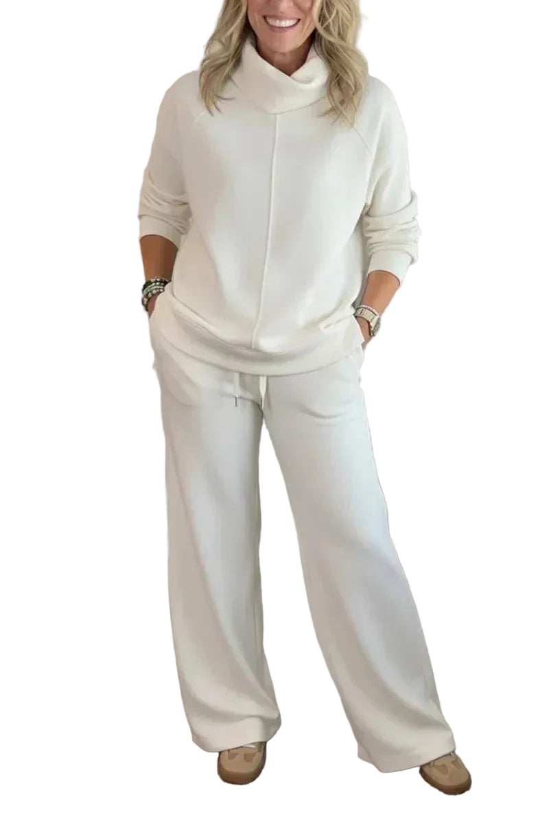 Misa - THALIA ΑΝΕΤΟ ΣΕΤ ΤΑΞΙΔΙΟΥ ΔΥΟ ΤΕΜΑΧΙΩΝ ΜΕ ΖΙΒΑΓΚ (THALIA COZY TWO-PIECE TURTLENECK TRAVEL SET)