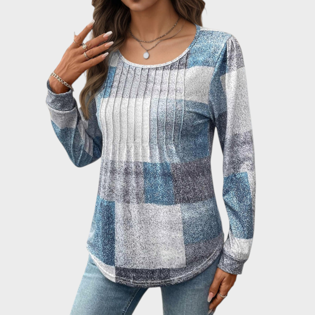 Marj | Μπλουζάκι Vintage με Μακριά Μανίκια