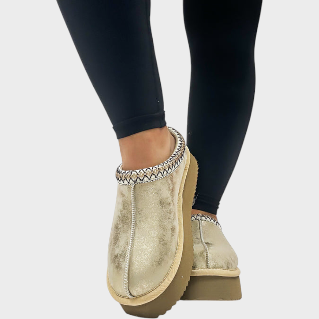 Stormie | Corky's Πλατφόρμες σε Χρυσό Μεταλλικό Χρώμα Pillow Talk