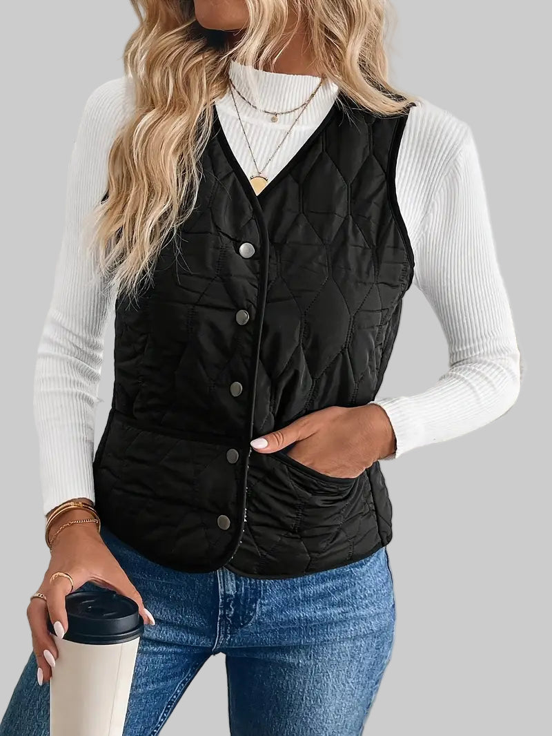 Pique καπιτονέ μπόμπερ γιλέκο