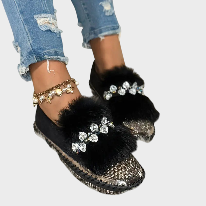 Narzissa | Λαμπερό Φτερό & Απαλή Άνεση Λόφερ