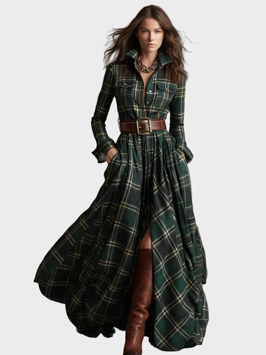 Scarlett | Φόρεμα-Πουκάμισο με Ζώνη