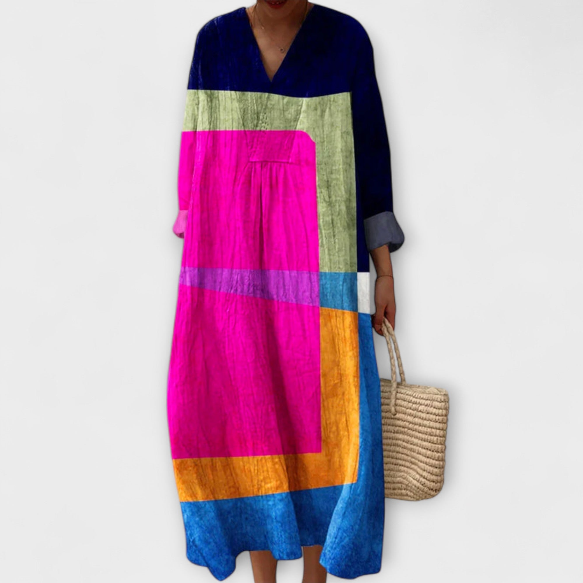 Brunhilde — Διαχρονικό Καθημερινό Φόρεμα από Βαμβακερό Μείγμα