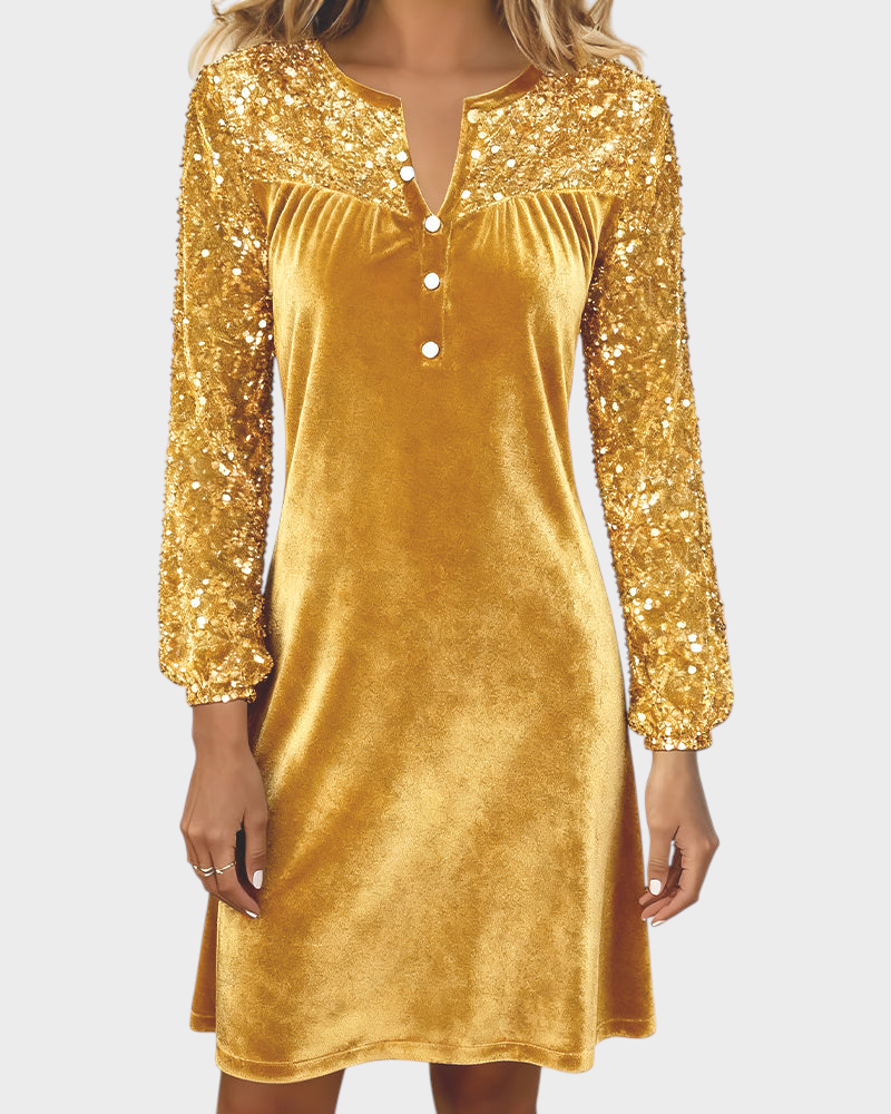 Joan | Φόρεμα από Βελούδο με Πάπλωμα Στρασάκι