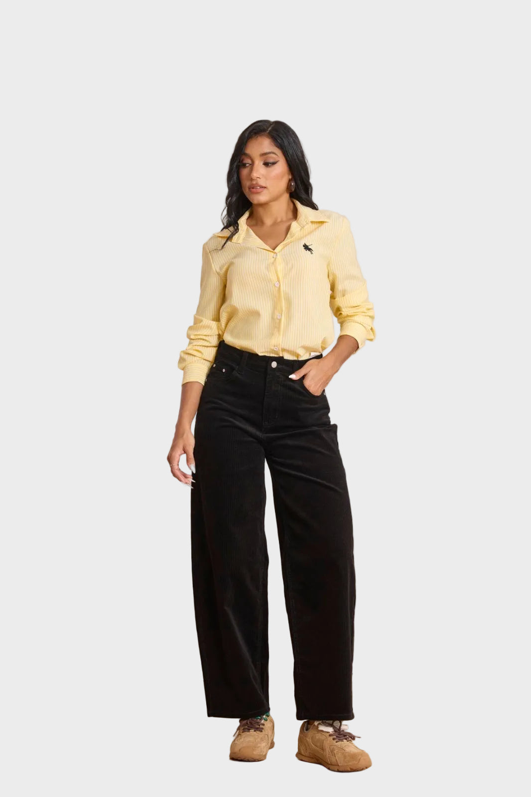 Freya | Κοτλέ παντελόνι balloon