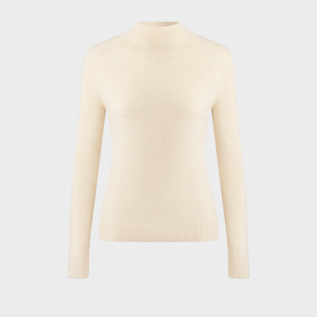Divine | Γυναικείο Πουλόβερ Cashmere με Ψηλό Λαιμό