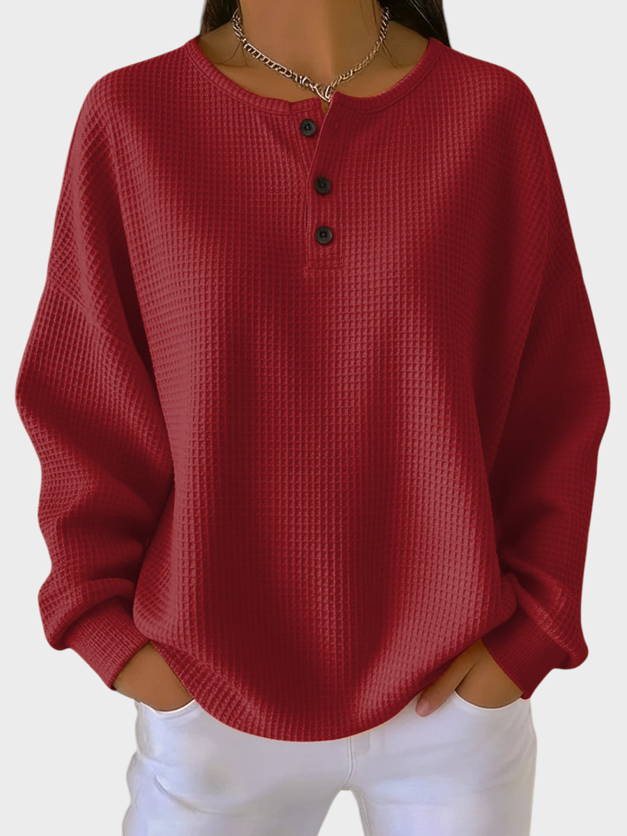 Anne | Χαλαρή μπλούζα με γιακά