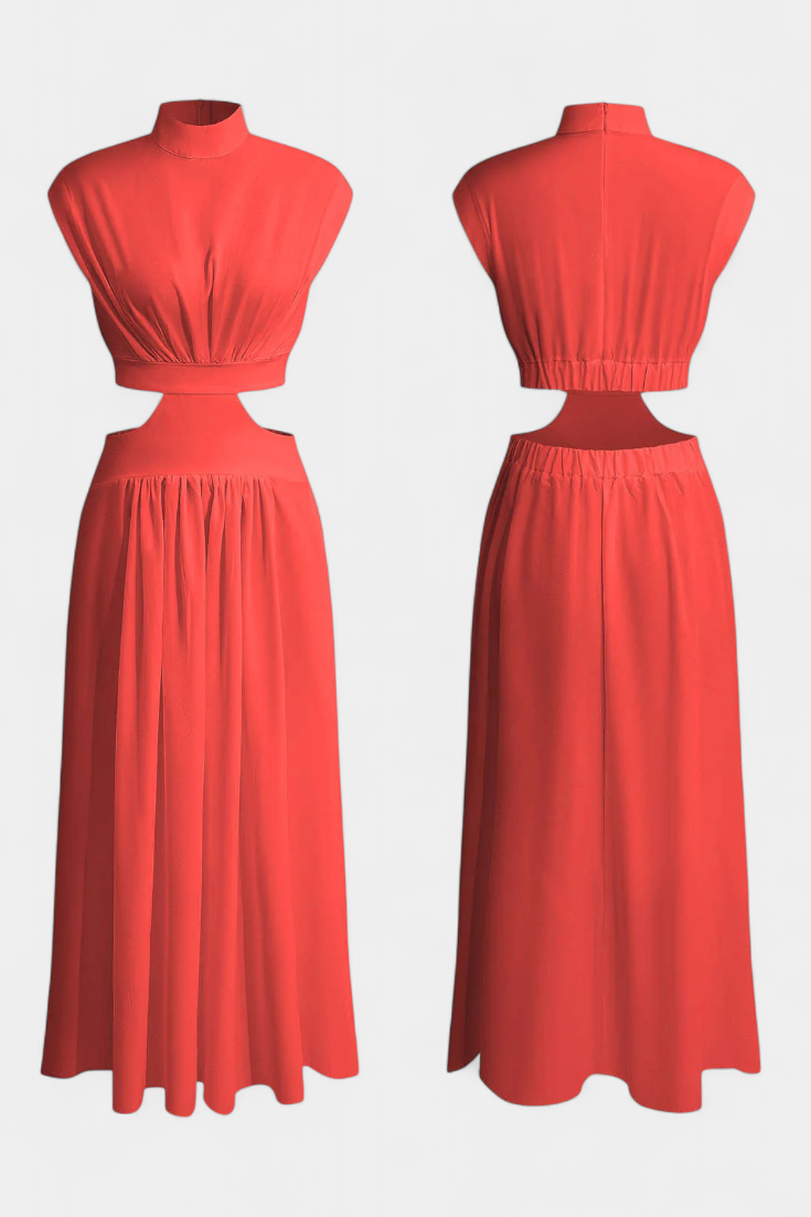 Jocelyn Set με Φόρεμα με Πλαϊνό Σκίσιμο