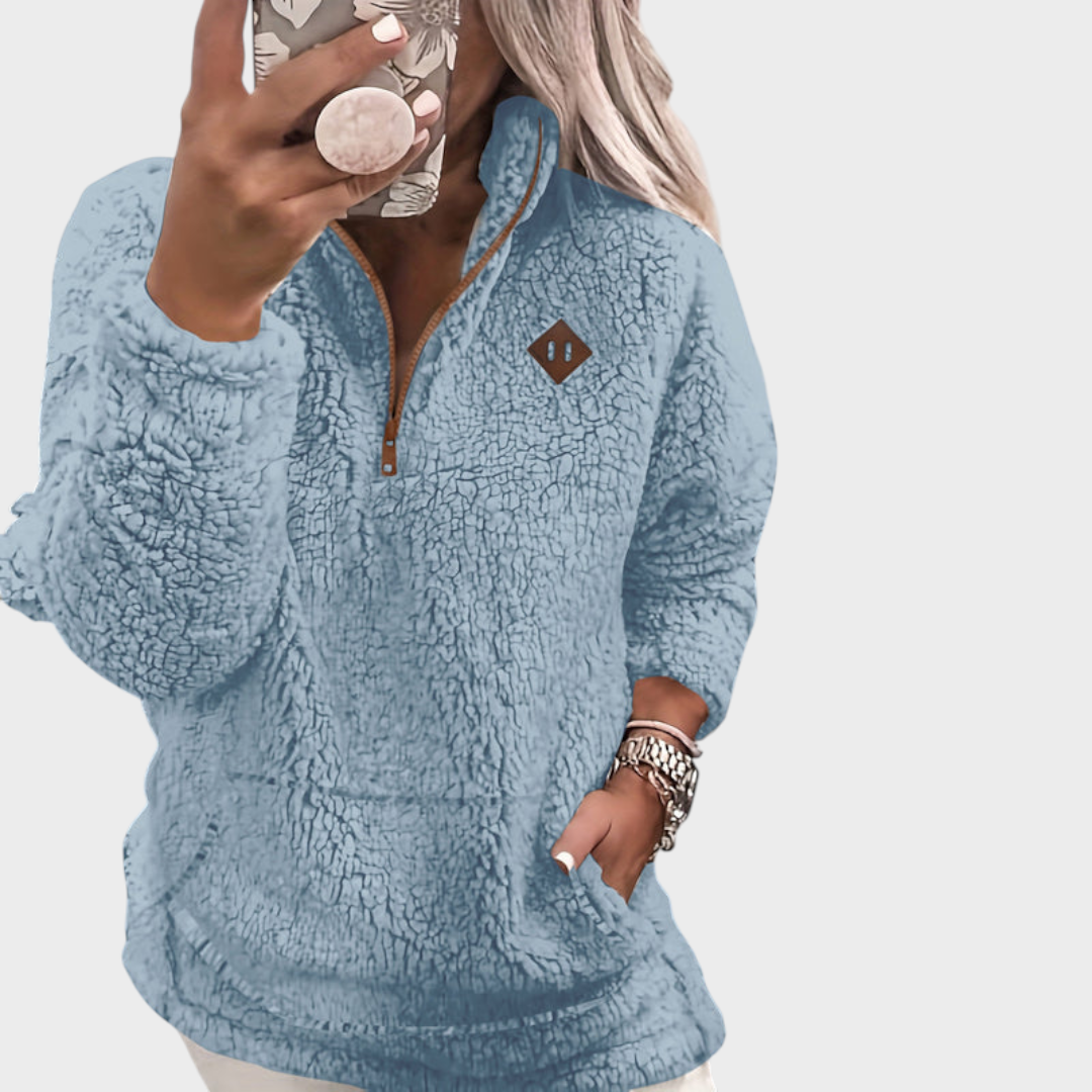 Eloise | Φούτερ με επένδυση από φλις και φερμουάρ