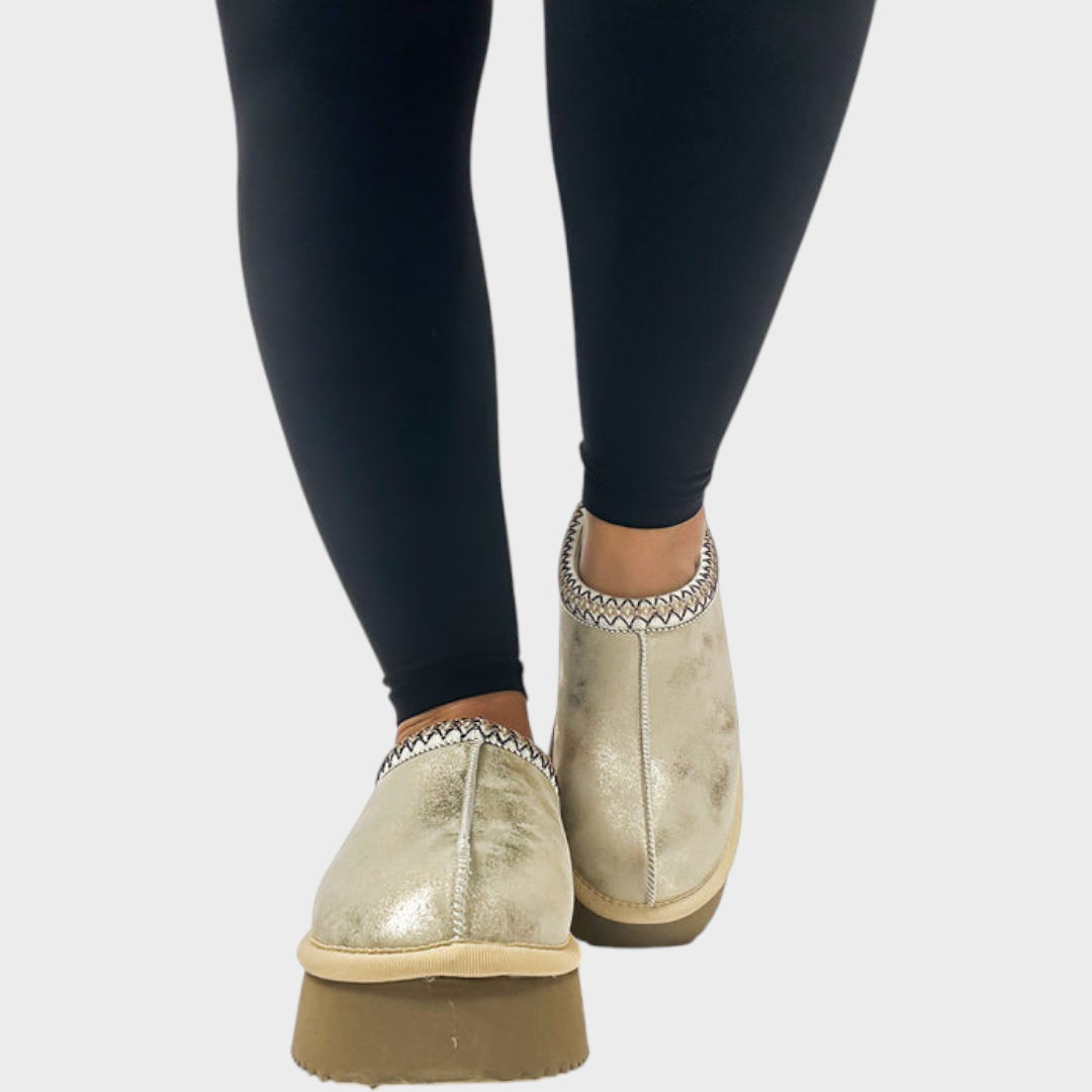 Stormie | Corky's Πλατφόρμες σε Χρυσό Μεταλλικό Χρώμα Pillow Talk