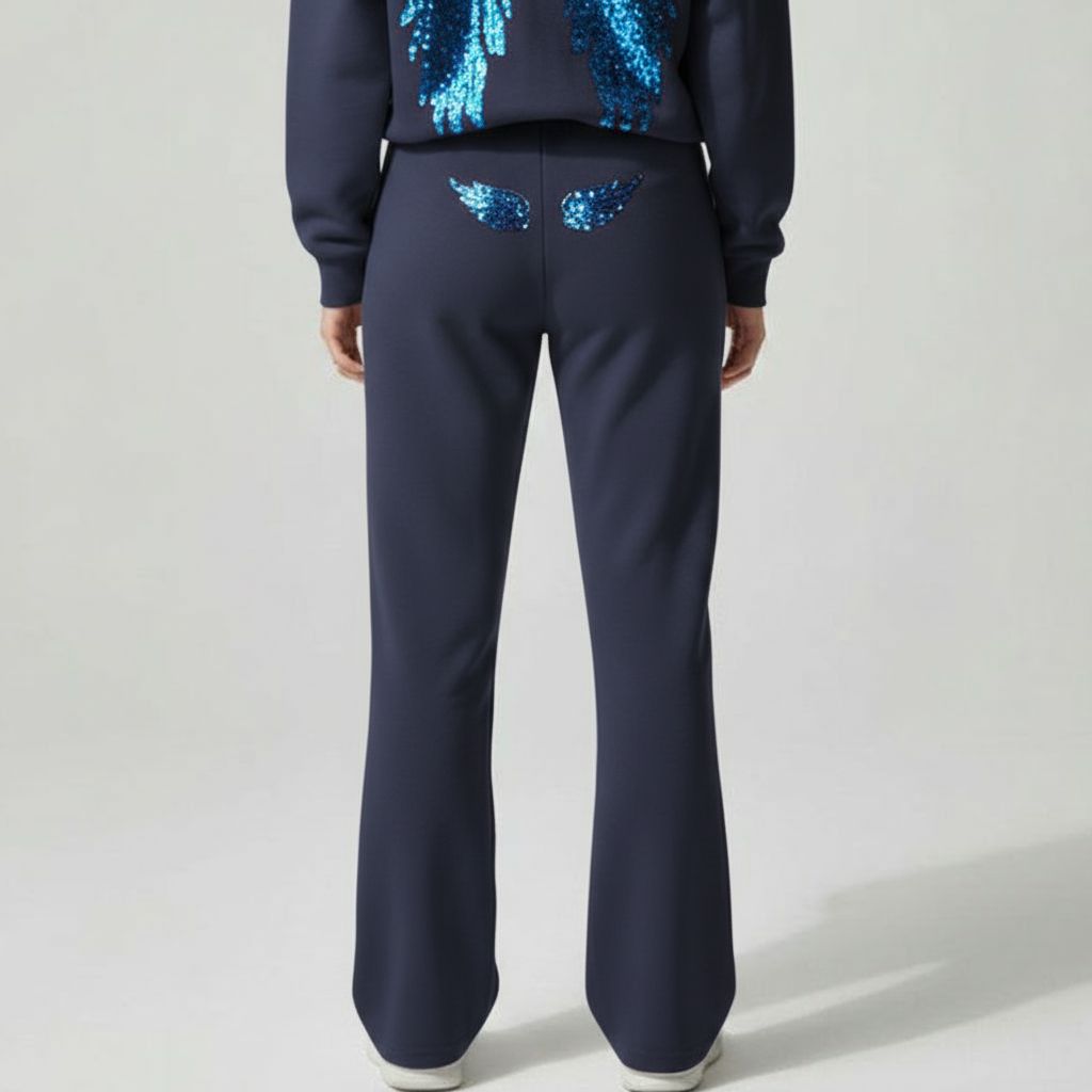 Avana| Φούτερ με Κουκούλα και Παντελόνι Φόρμας Angel Wings