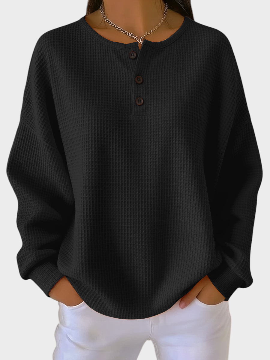 Anne | Χαλαρή μπλούζα με γιακά