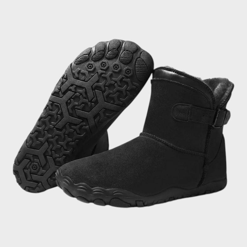 Cozely | Γυναικεία Παπούτσια Μπαρέτας με Επένδυση από Γούνα & Εργονομικό Σχέδιο (BOGO)