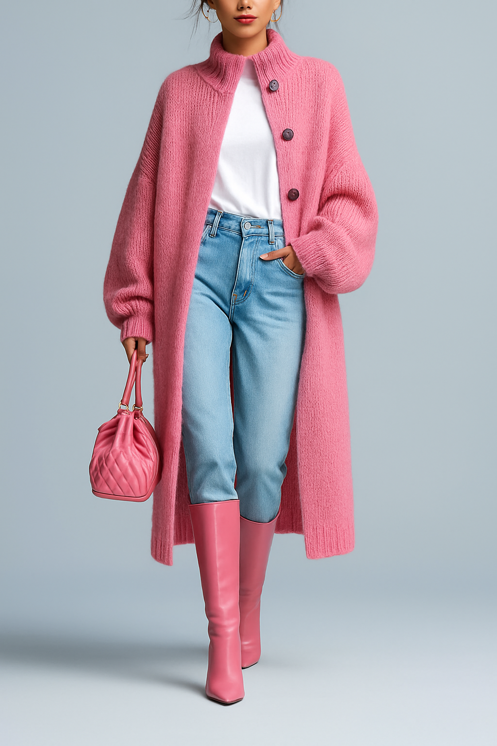 Aveline™ | Ζεστή Πλεκτή Μακριά Ζακέτα