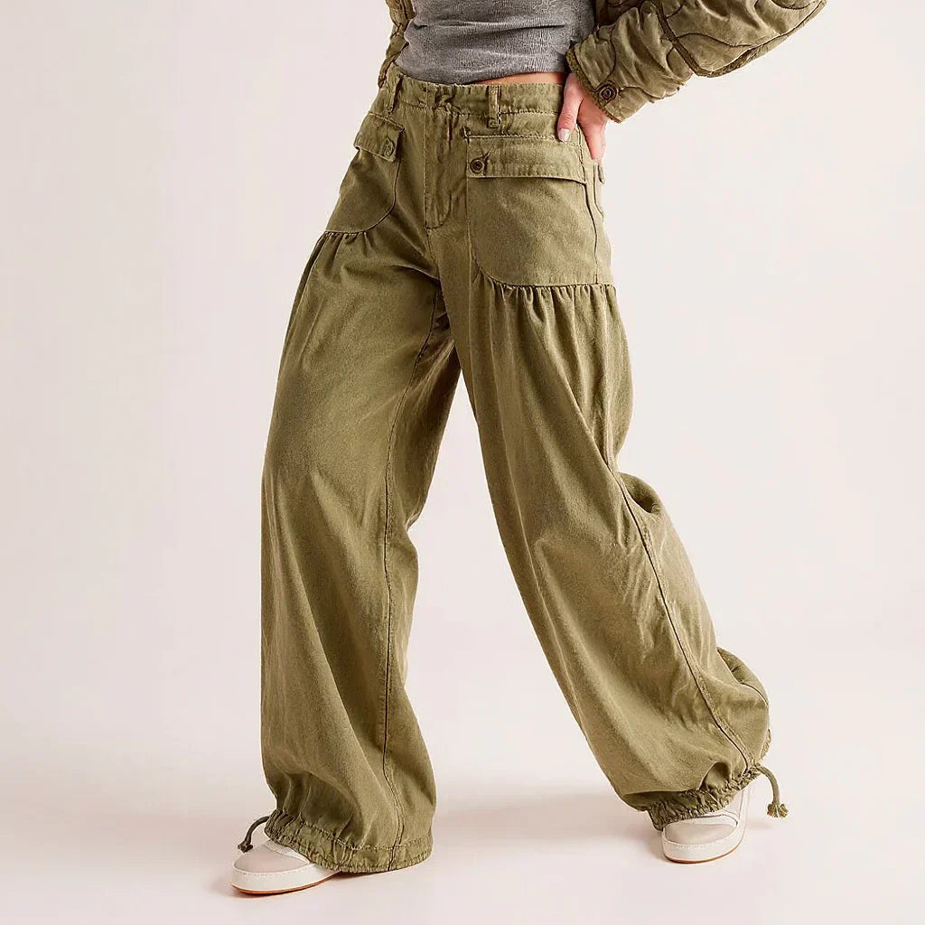 Poppy - Κομψό τζιν με φαρδιά γραμμή 