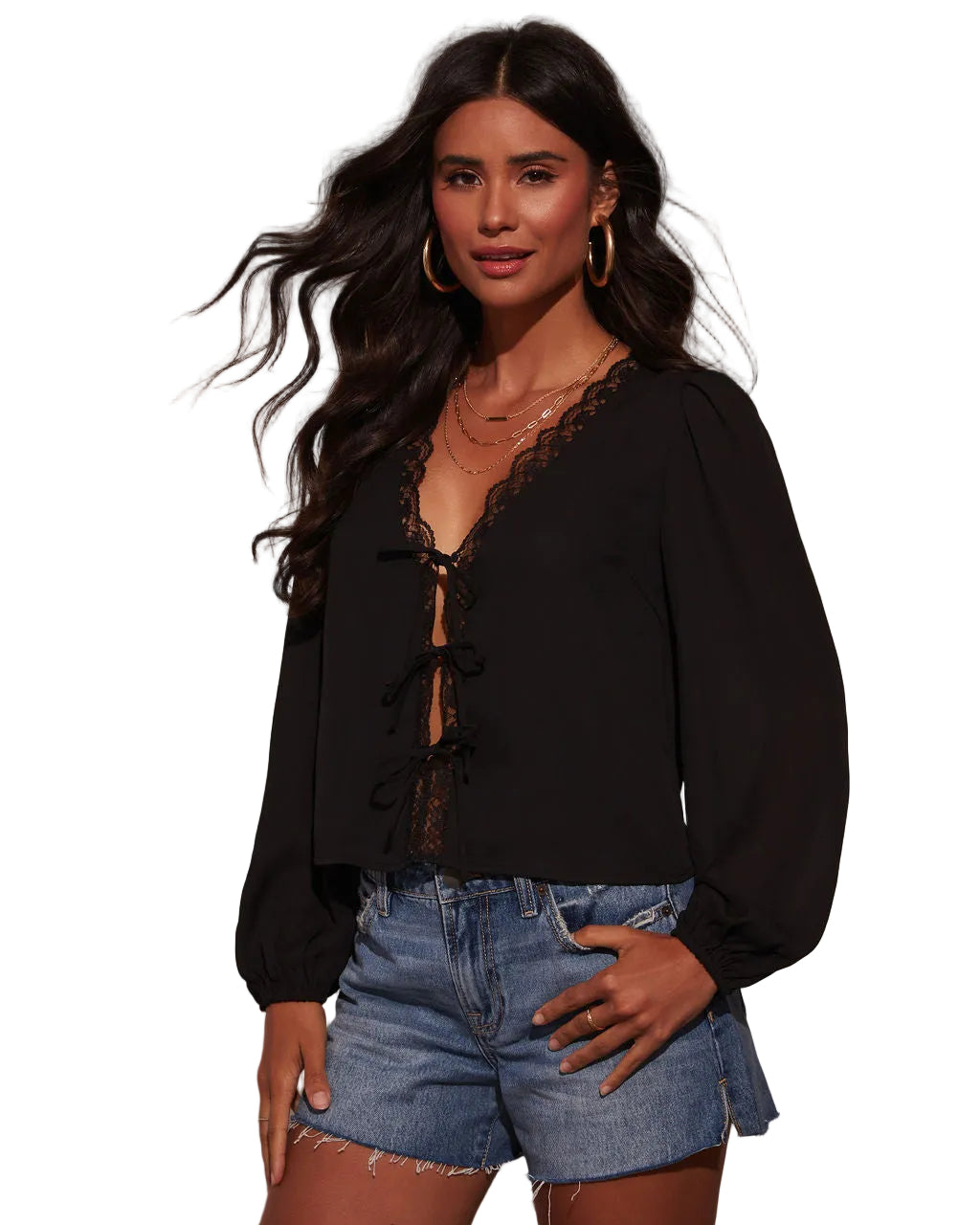 Alice |Alonso Τοπ με Δαντελένια Λεπτομέρεια (Alonso Lace Trim Top)