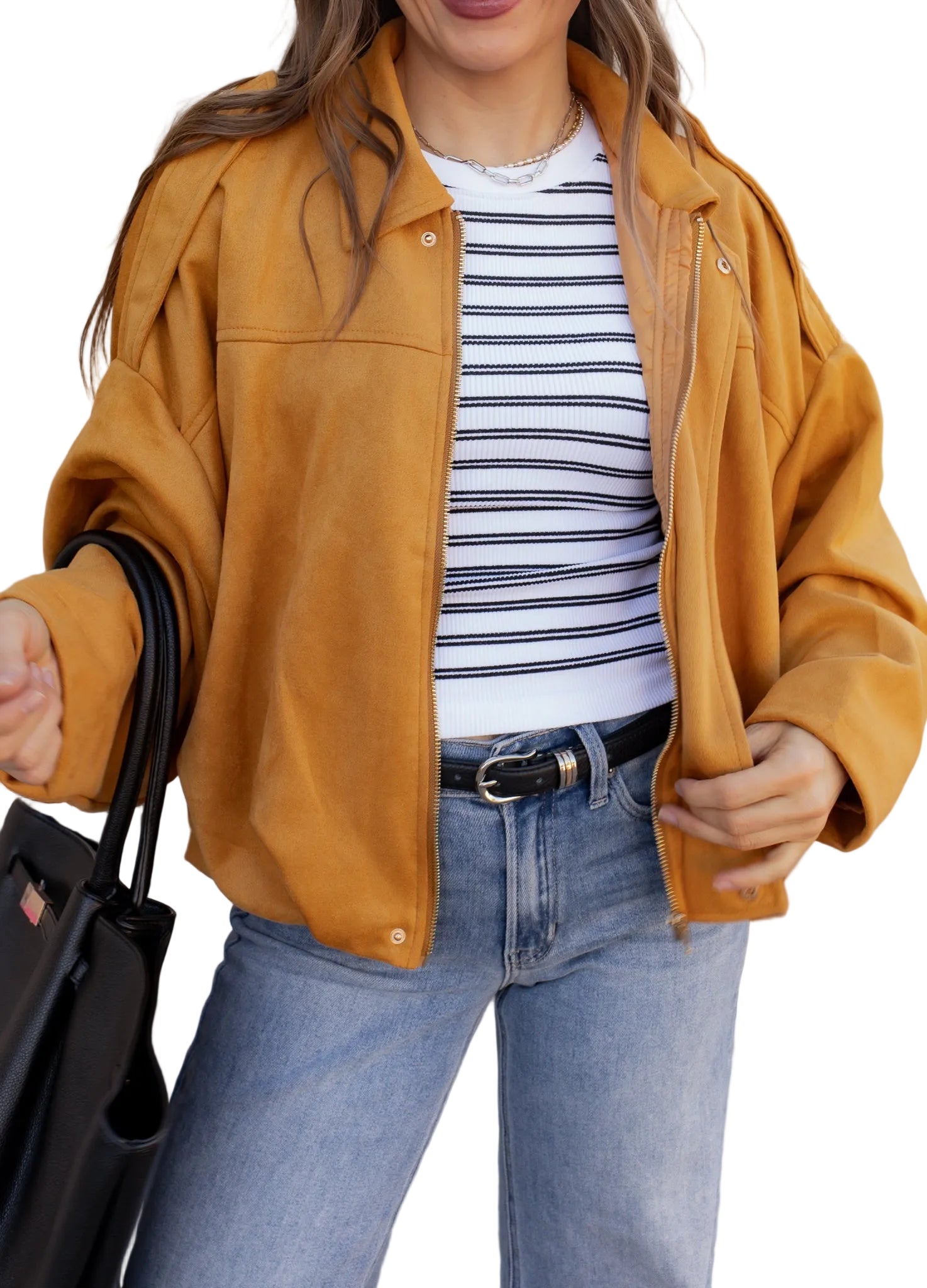 Millie | Απλό Σικ Πολυτελές Σουέντ Τζάκετ (Simply Chic Luxe Suede Jacket)