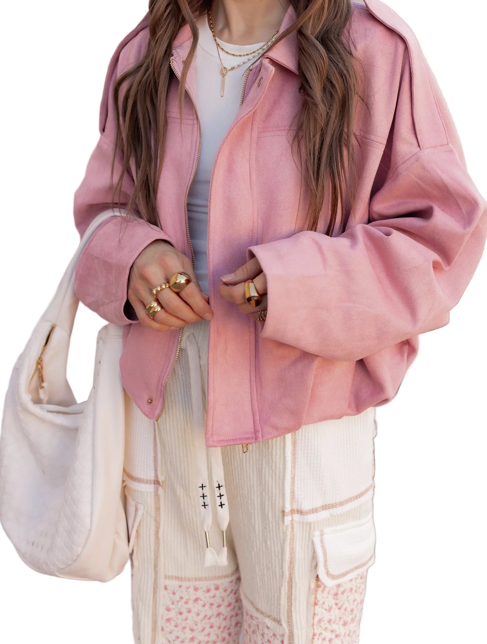 Millie | Απλό Σικ Πολυτελές Σουέντ Τζάκετ (Simply Chic Luxe Suede Jacket)