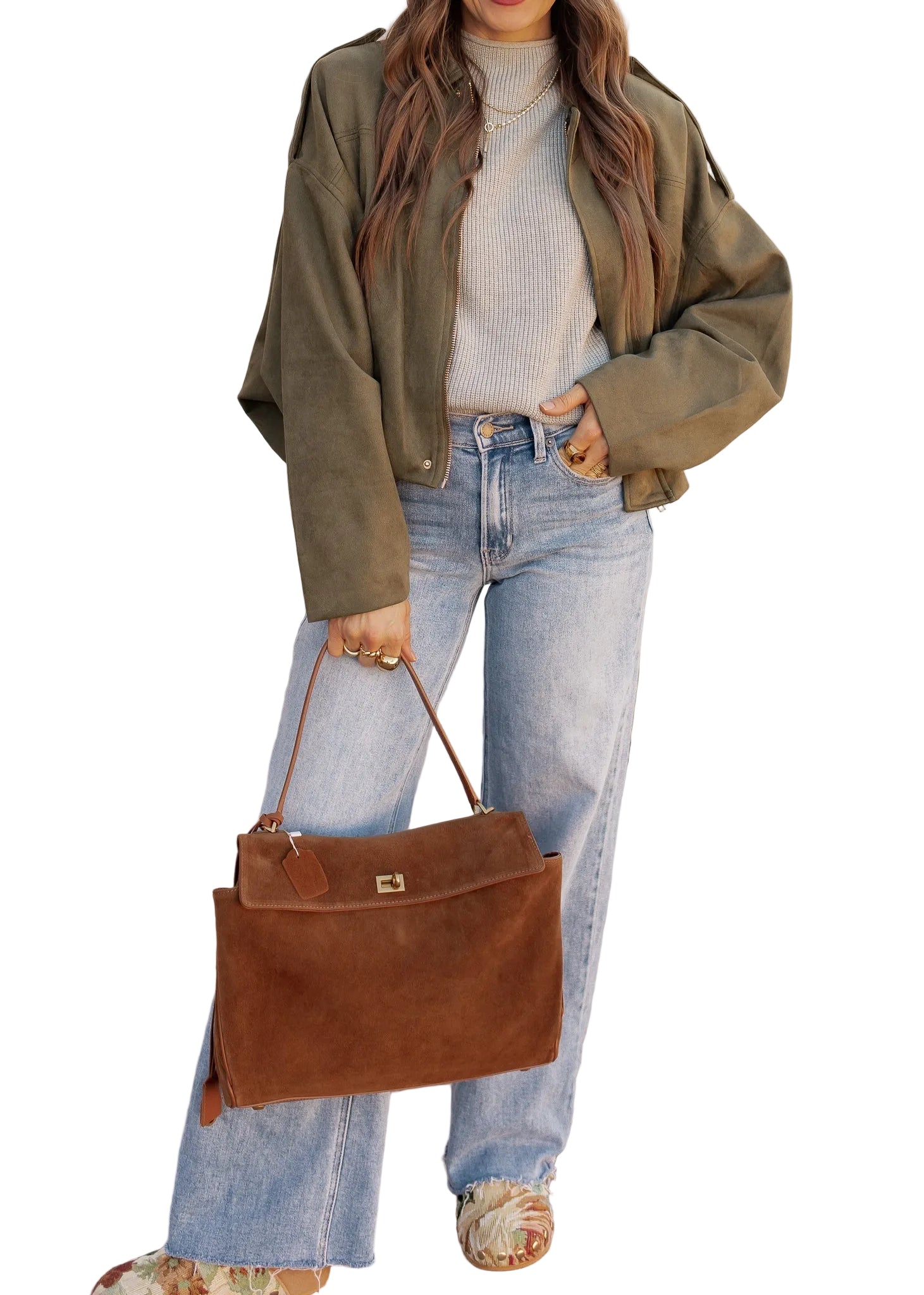 Millie | Απλό Σικ Πολυτελές Σουέντ Τζάκετ (Simply Chic Luxe Suede Jacket)