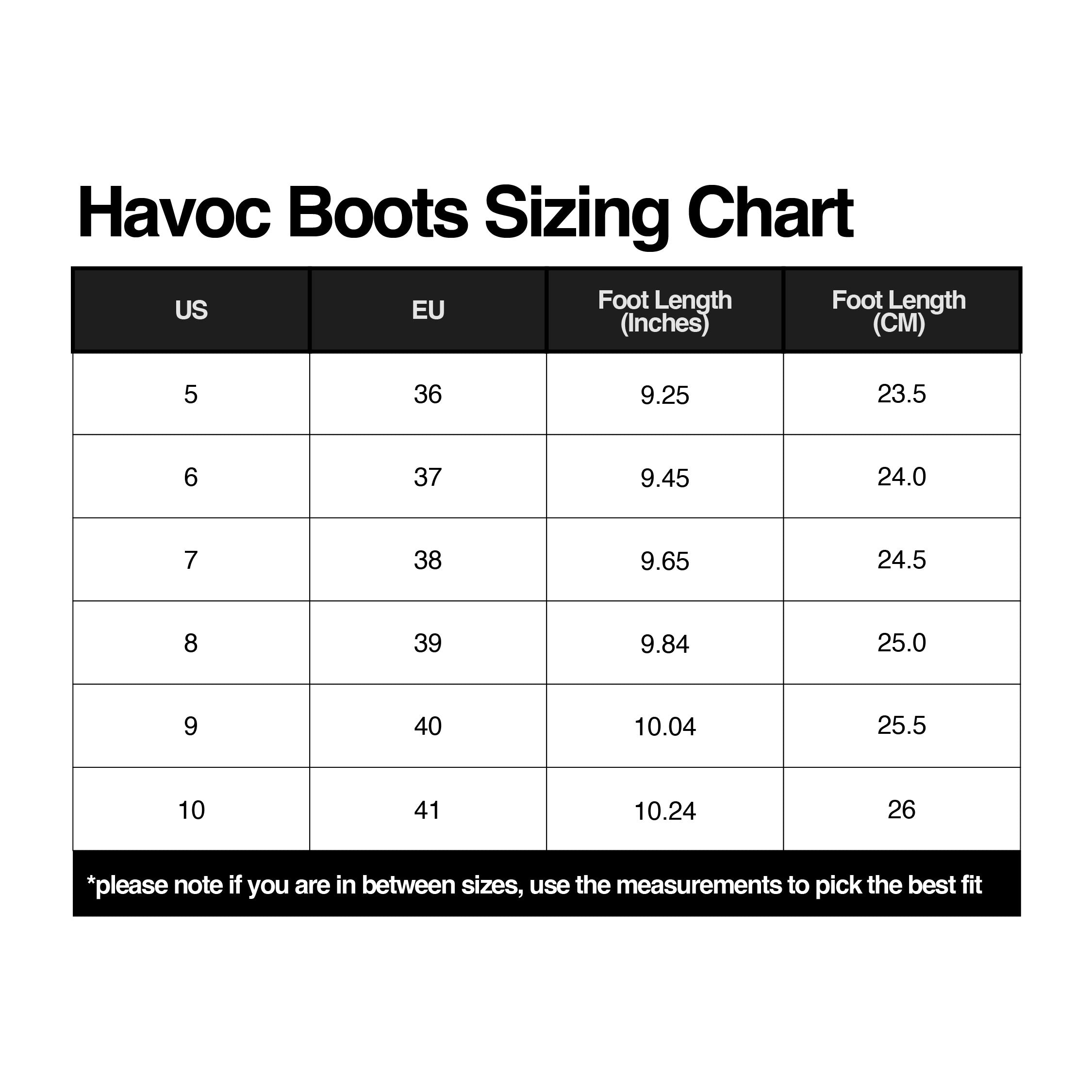 Havoc Μπότες - Ταμπά