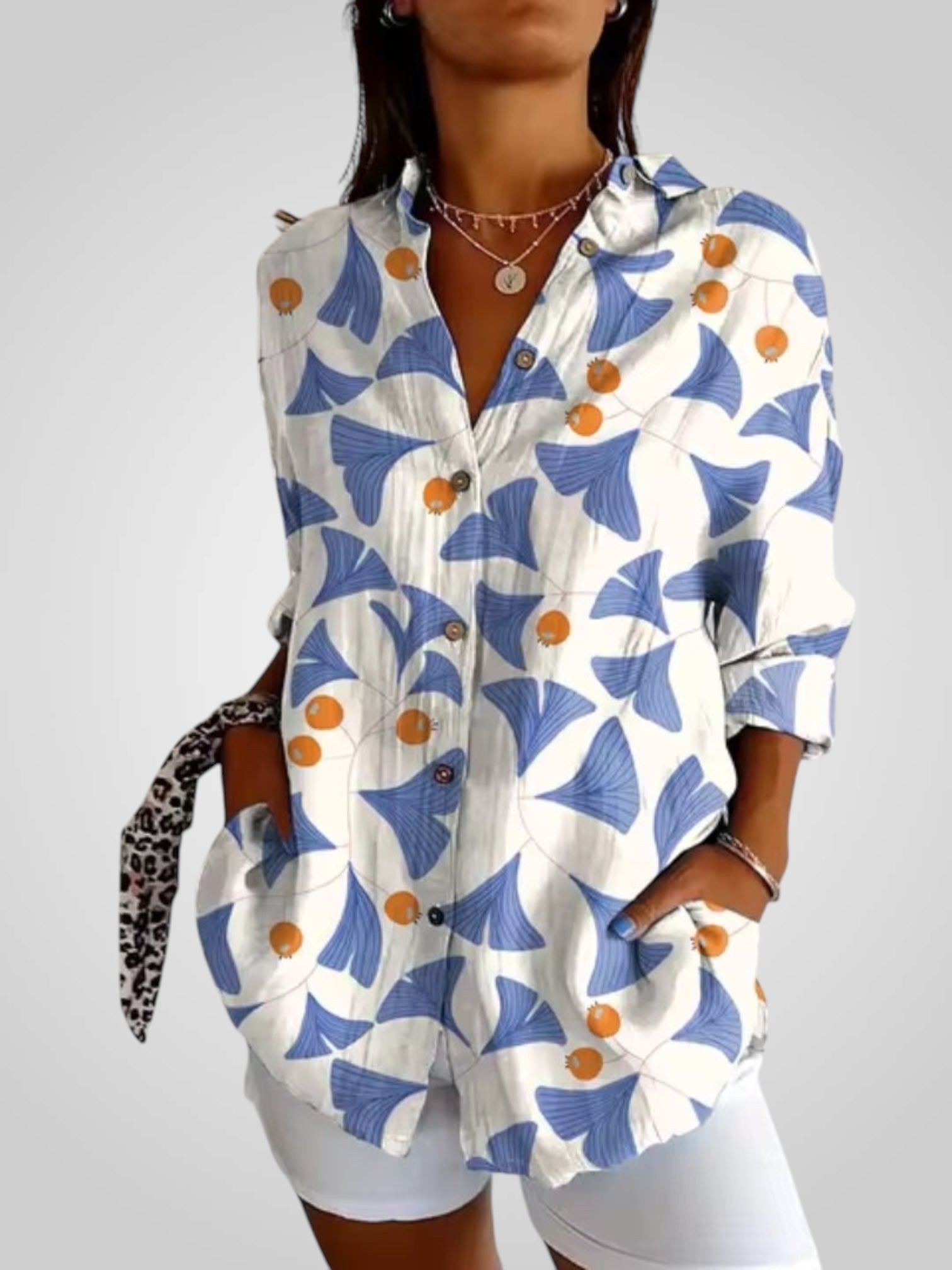 Φλόρια | Μπλούζα με Λουλούδια