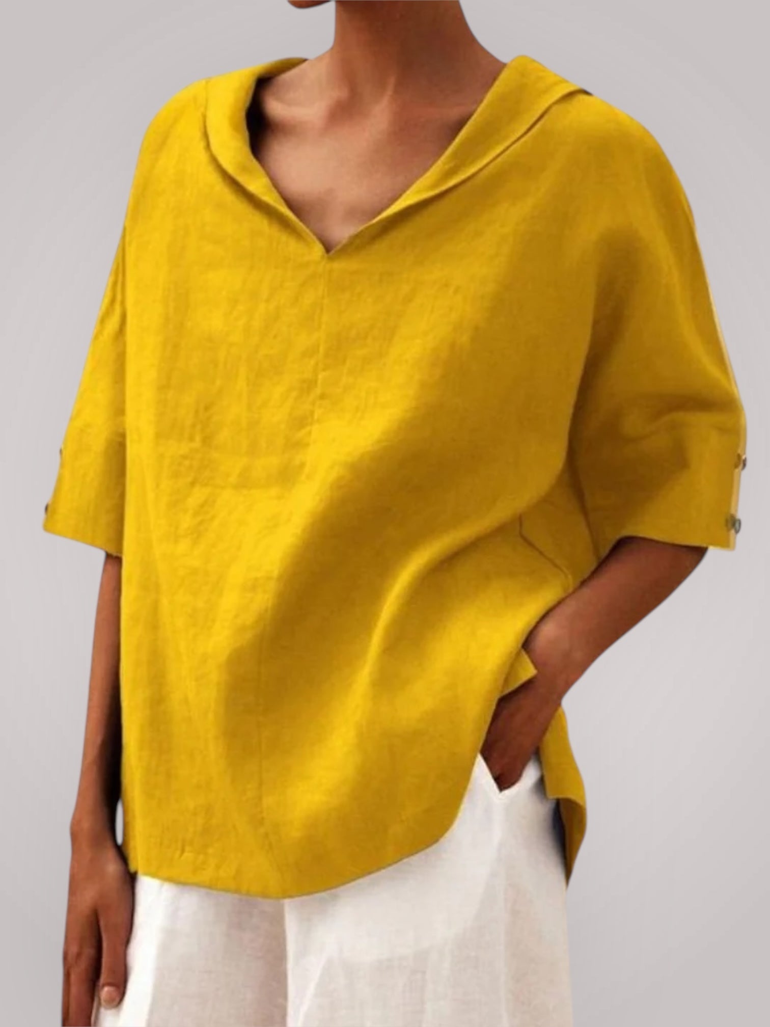 Μία | Καθημερινό Φαρδύ-Fitting Μπλούζα