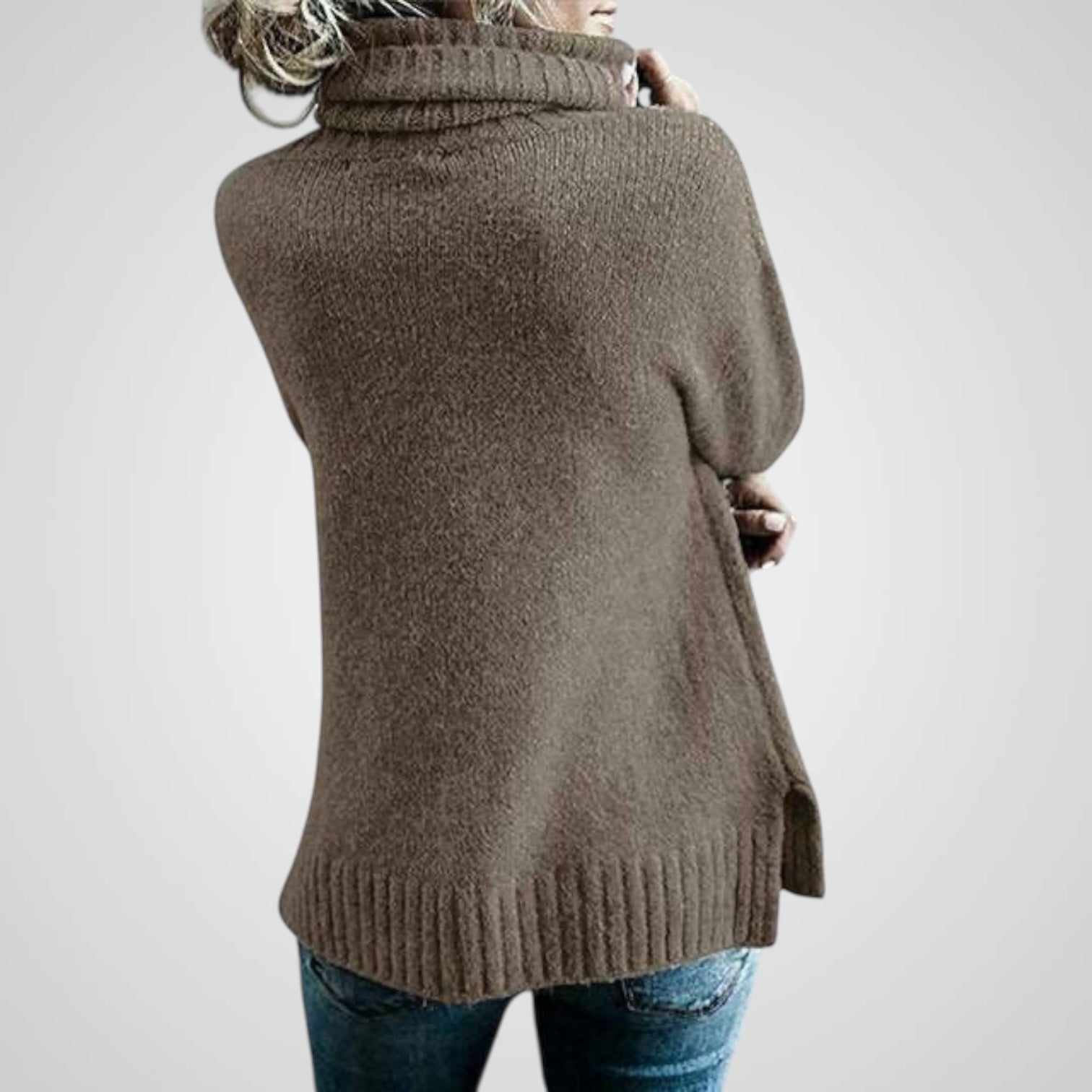 Άννα | Άνετο Φαρδύ Μάλλινο Ζιβάγκο Πουλόβερ