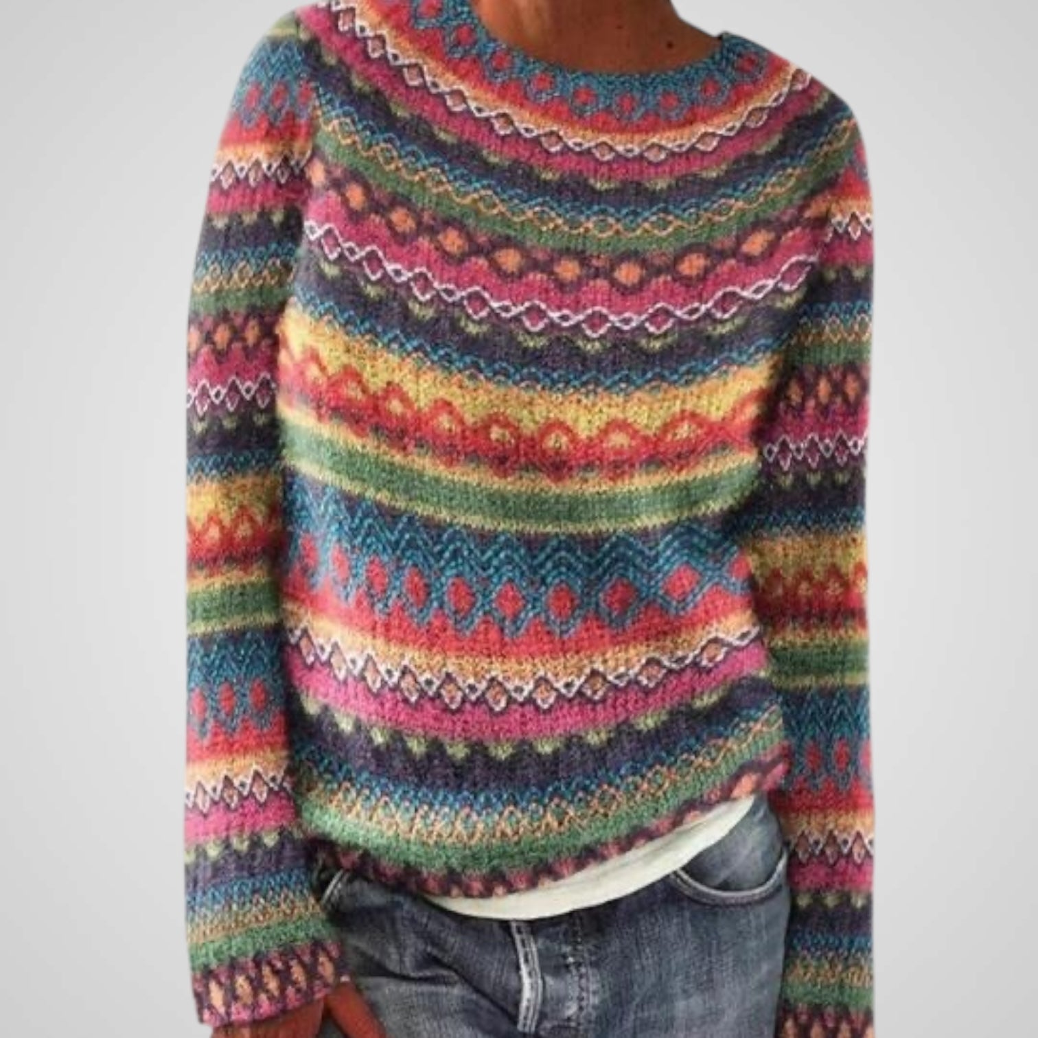 Γιάνσι | Ζεστό Μάλλινο Πουλόβερ 