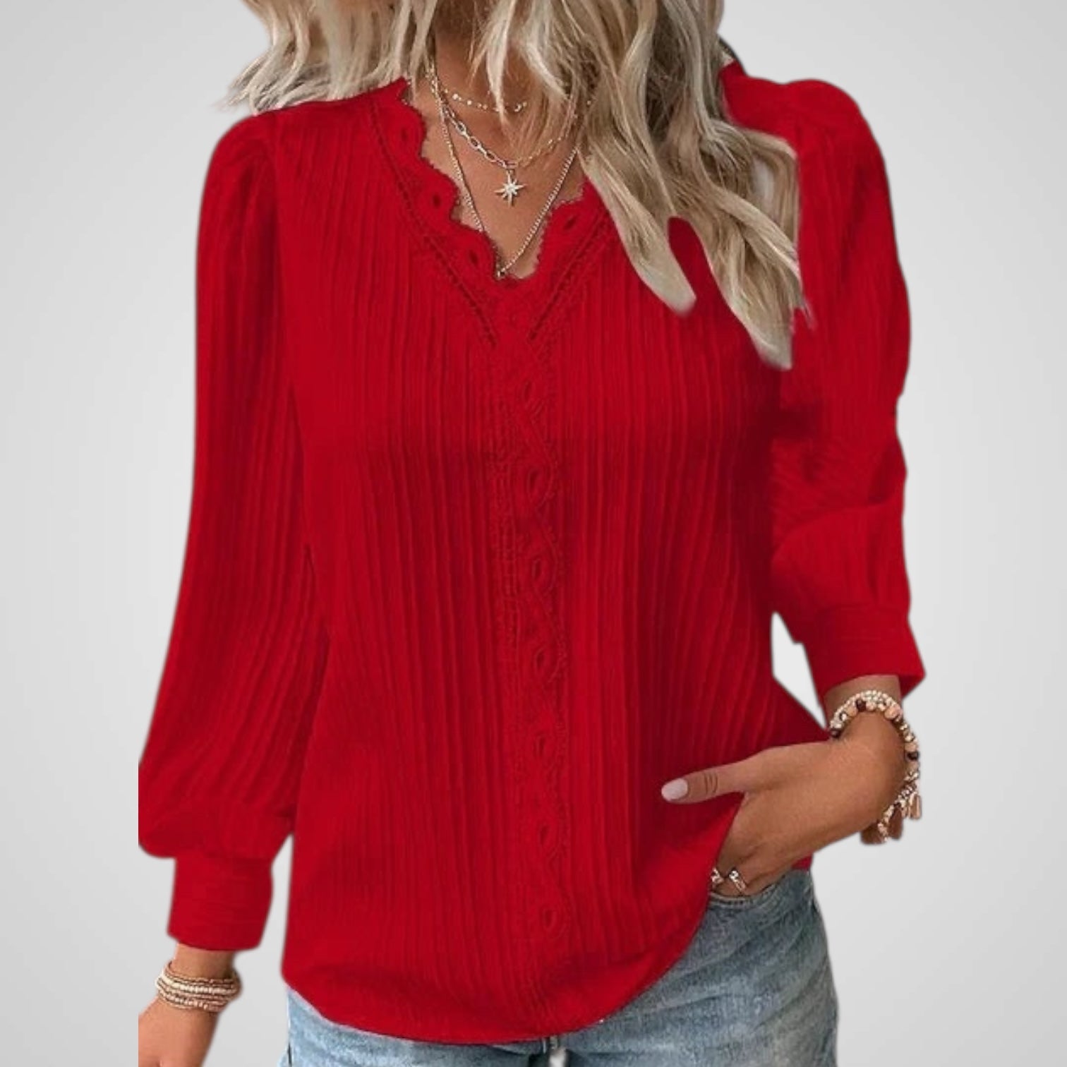 Άλισον | Γυναικεία Μπλούζα - Πλισέ Άνετη Εφαρμογή