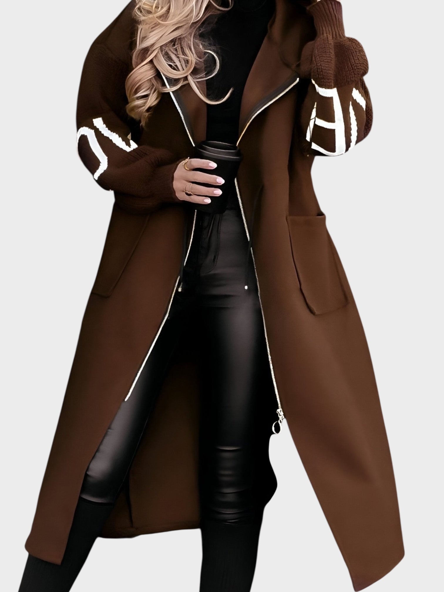 Rosana | Κομψή Ζακέτα με Κουκούλα